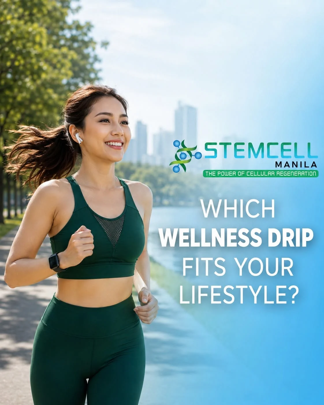 Wellness drip lifestyle brand creative