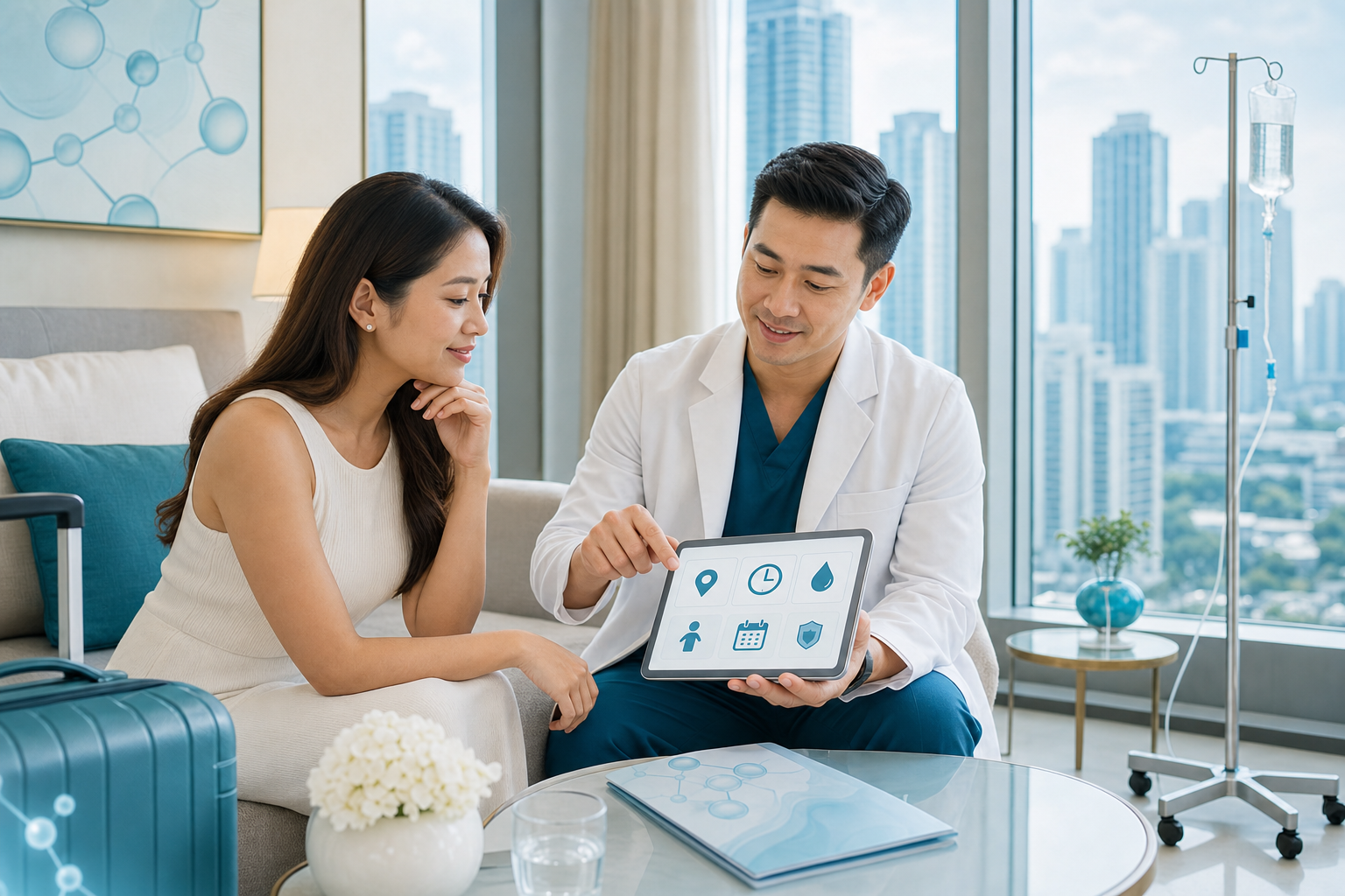StemCell Manila home service IV wellness therapy in a Manila residence